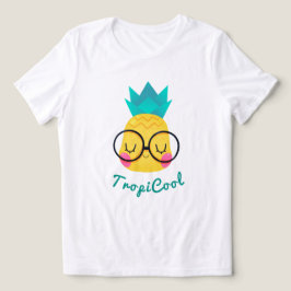 TropiCoolパイナップルTシャツ – Summer Fruit Des トライブレンドＴシャツ