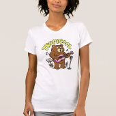 Tropicool Bear Playing Ukulele – Cute Funny Music  Tシャツ (正面)