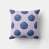 TropiCool Blueberry – かわいい&ドリーミーフルーツデコール クッション (裏面)