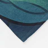 TropiCool Tony's悪夢 – ピザパイナップル フリースブランケット (角)