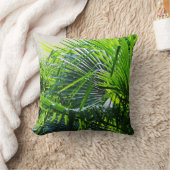 Tropische Palmenblätter Dekokissen クッション (ブランケット)