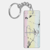 TROSのPansexualプライドのkeychain キーホルダー (正面左)