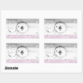 TROS無性プライド国旗のシール 長方形シール (シート)