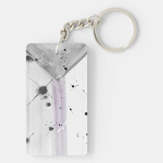 TROS Demisexualのプライドのkeychain キーホルダー (裏面)