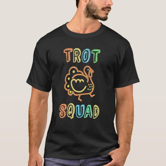 TROT SQUADパーソナルフィットネス走ズターキー走コア Tシャツ (正面)