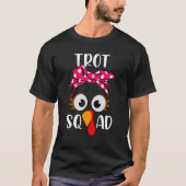Trot Squad Running Costume Thanksgiving Marathon T Tシャツ (正面)