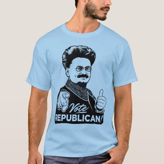 Trotskyの投票共和党員のワイシャツ Tシャツ (正面)