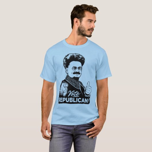 Trotskyの投票共和党員のワイシャツ Tシャツ (正面フル)