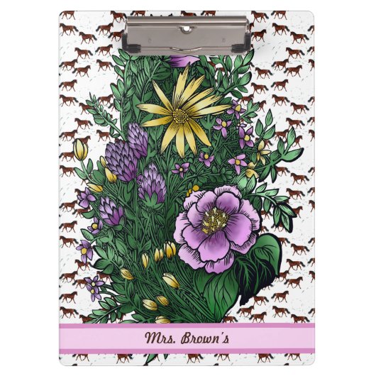 Trotting off to Teach teacher  クリップボード (正面)