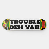 TROUBLE DEH YAH 8 1/4"スケートボードデッキ スケートボード (横)