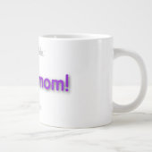 troublemom! - 紫 ジャンボコーヒーマグカップ (右)
