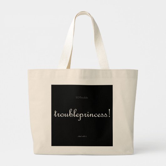 troubleprincess! large tote bag ラージトートバッグ (裏面)