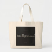 troubleprincess! large tote bag ラージトートバッグ (正面)