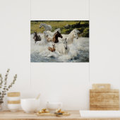 Troupeau de chevaux, Papier poster (mat) ポスター (キッチン)