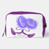 Trousse de toilette "Éclat Floral" – Violet  ドップキット (裏面)