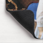 TrousseauのマウスパッドのBeltonの旧式な人形 マウスパッド (コーナー)