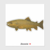 Trout Cut-out Sticker シール (シート)