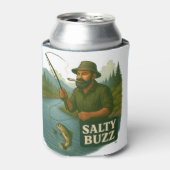 Trout Fishing Salty Buzz 缶クーラー (缶正面)
