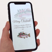 Trout Merry Christmas Invite シーズンカード