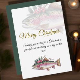Trout Merry Christmas Invite シーズンカード