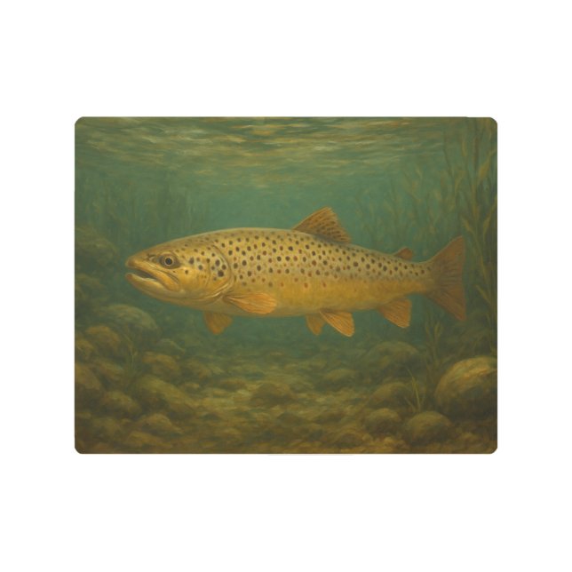 Trout Metal Print メタルプリント (正面)