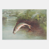 Trout, Red Snapper, California Salmon by Kilbourne ラッピングペーパーシート (正面)