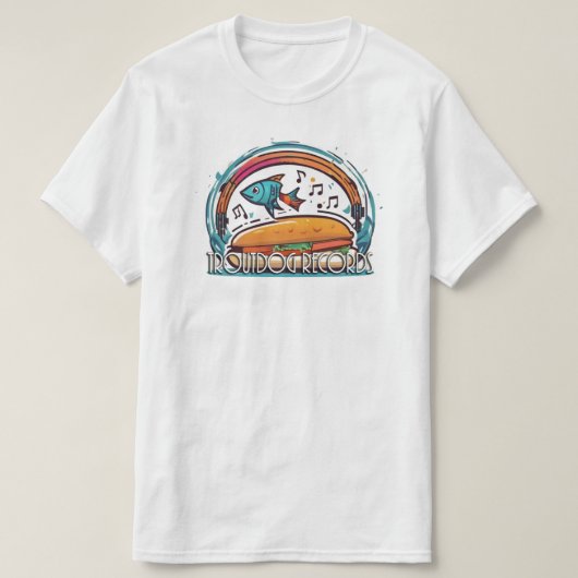 Troutdog RecordsロゴTシャツ Tシャツ (デザイン正面)
