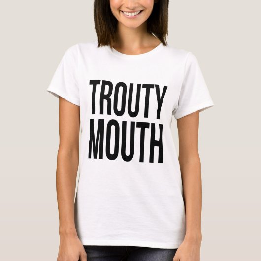 Troutyの口 Tシャツ (正面)