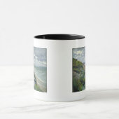 Trouvilleの海による崖 マグカップ (中央)
