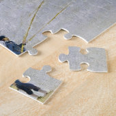 Trouvilleクロード・モネの港への入口 ジグソーパズル (側面)