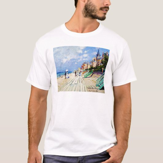 Trouvilleクロード・モネの遊歩道 Tシャツ (正面)