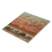 Trouville、1865年- 66の黒の石 タイル (側面)