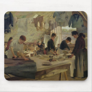 Trouville 1888年のアイロンをかける研修会 マウスパッド