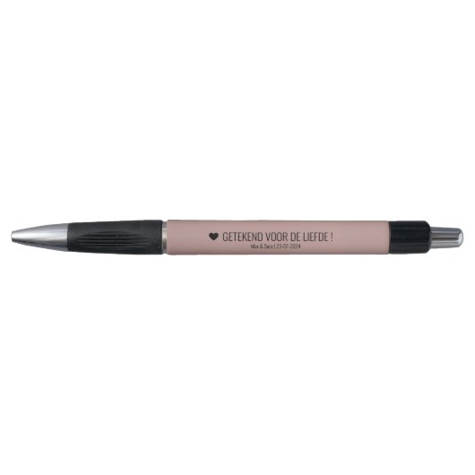 Trouwen pen getuigen Rose Tan ボールペン (正面)