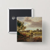 Trowse草原、ノーリッジの近くで、1828年 缶バッジ (正面&裏面)