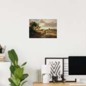 Trowse Meadows, Near Norwich, 1828 ポスター (ホームオフィス)