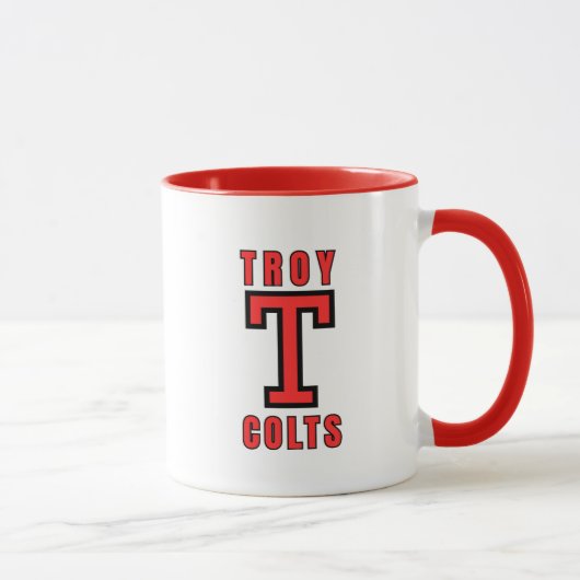 Troy High School Michigan Coffee Mug マグカップ (右)