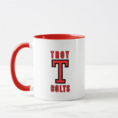 Troy High School Michigan Coffee Mug マグカップ (左)