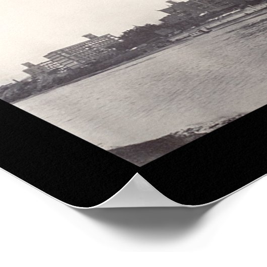 Troy NY Waterfront写真1909 ポスター (角)