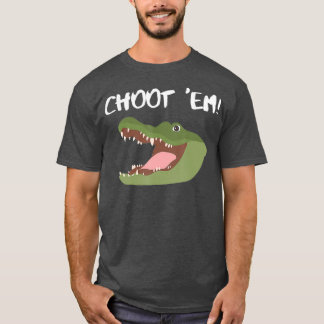 Troy Swamp Choot Em Alligator Gator Hunting Tシャツ