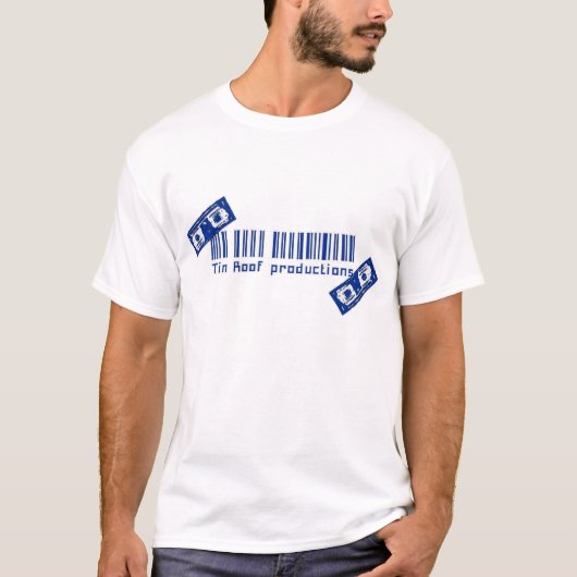 TRPの白く青いお金 Tシャツ (正面)
