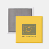 TRPロゴ/くもの巣・アドレス・マグネット マグネット (正面/裏面)