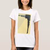 TRRSオーディオジャックコネクタ技術ガジェットイラストレーション Tシャツ (正面)