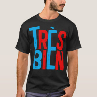 Trsビエンフランスのタイポグラフィデザイン Tシャツ