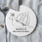 TRTR Sheldon the Cozy Snail button 缶バッジ (インサイチュ)