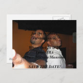 Truおよびkenny、35/40お祝い。 私達を…結合して下さい インビテーションポストカード (正面/裏面)