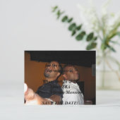 Truおよびkenny、35/40お祝い。 私達を…結合して下さい インビテーションポストカード (スタンド正面)