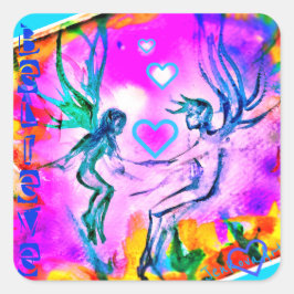 TRUBELIEVE SWEETHEART妖精の国スクエアステッカー スクエアシール
