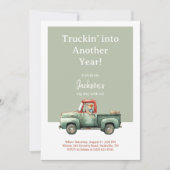 Truck Birthday Invitation • Boys Party 招待状 (正面)