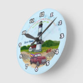 Truck Choice  Lighthouse clock ラウンド壁時計 (傾斜)